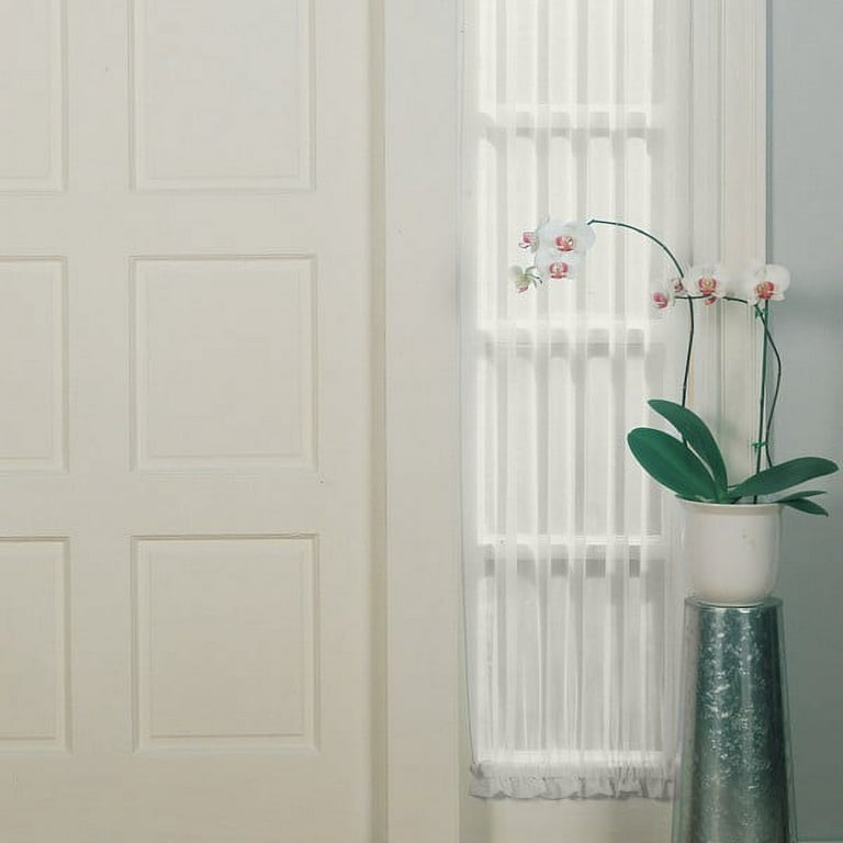 No. 918 Emily Sheer Voile Door Sidelight Curtain Panel 28