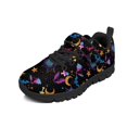 thumbnail image 6 of Uourmeti Halloween Shoes for Boys Girls Rainbow Bat Moon Star Tennis Running Shoes Lightweight Breathable Kids Athletic Sport Shoe Size 11.5, 6 of 7