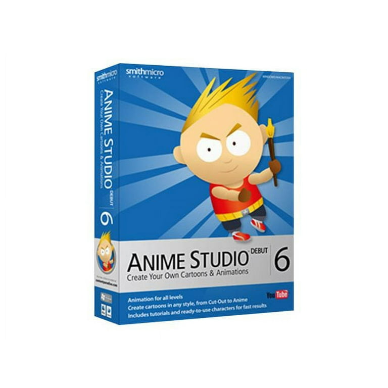 Anime Studio Debut 6 [Old Version] [CD-ROM] Windows Vista / Windows XP /  Mac OS X Intel 