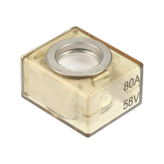 Unique Bargains Waterproof 80A Marine Rated Battery Fuse Terminal Fuse Only 58V DC Maximum