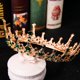 thumbnail image 3 of RV Corona Le Grand Palais Tiara de diamantes de imitación verde Acceso al cabello nupcial BRILLAR  Rojo Verde, 3 of 4