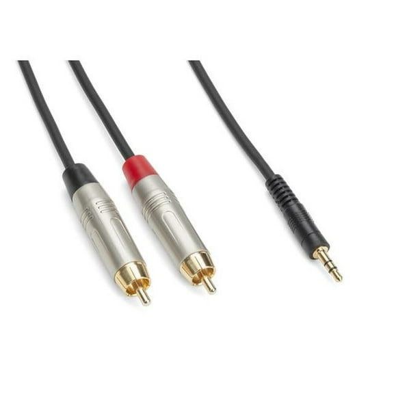 PRO TPA Breakout Cable 1/8" TRS to Dual RCA 9ft