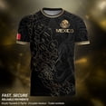 thumbnail image 4 of Zimjoy Men's 2026 Mexico Jersey Shirts Mexican Soccer Jerseys for Men Short Sleeve Crew Neck Athletic Soccer T Shirts Black 2XL, 4 of 8