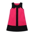 thumbnail image 3 of Richie House Little Girls Pink Black Bow Decorated Sleeveless Dress 1/2, 3 of 4