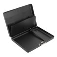 thumbnail image 2 of Estuche para cigarrillos, sencillo, de metal, resistente al aplastamiento, multifuncional, para hombres y mujeres, color negro, 2 of 14