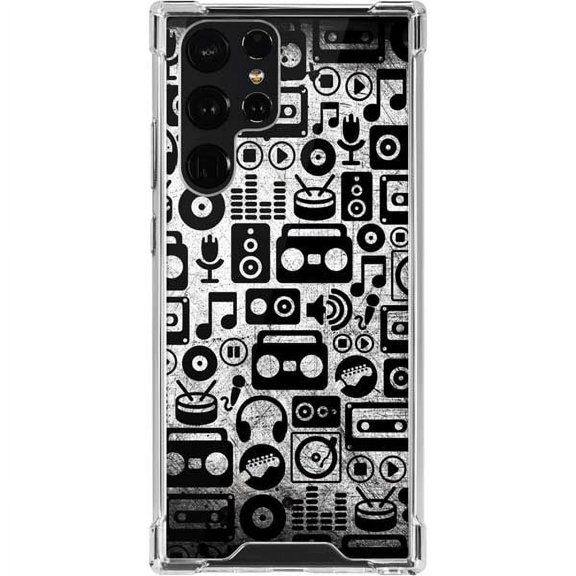 Skinit Music Music Pattern Galaxy S22 Ultra Clear Case