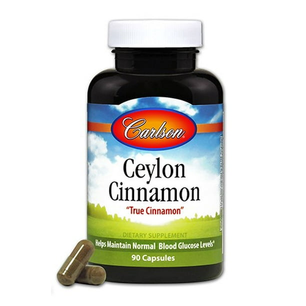 Carlson Ceylon Cinnamon Capsules, 90 Ct