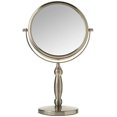 thumbnail image 3 of Floxite Dual Sided 1X And 15X Vanity Mirror, Brushed Nickel, 3 of 4