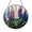 Acrylic 3.5 Inch, variant on Lupine Wildflower Window Hanging – Stained Glass Style Botanical Art