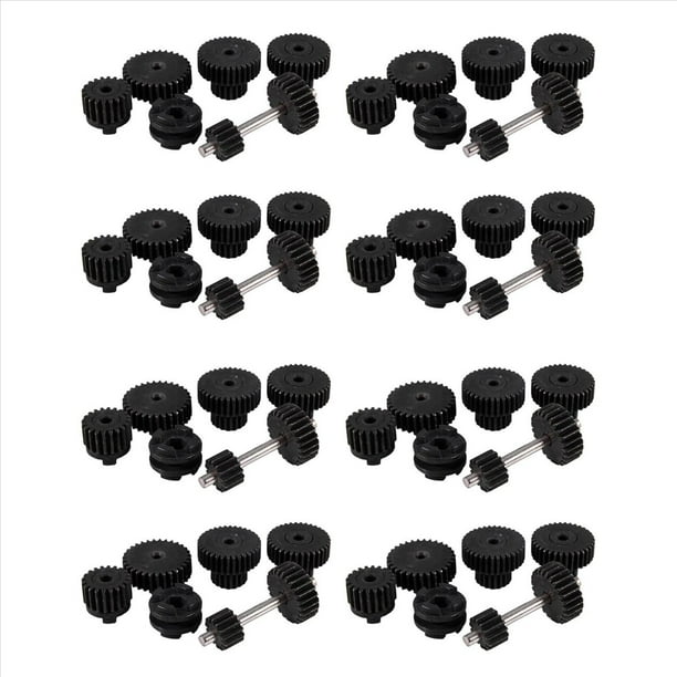 8 Juego de Engranajes MetáLicos con Motor 370 para Caja de Engranajes de Cambio de Velocidad para B1 B24 B16 B36 C24 1/16 4WD 6WD Rc Car, B