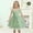 Green, variant on Girl Dresses Flower Girl Dress Pink Tulle Baby Dress Birthday Dresses Girls Carnival Outfit 3T