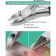 thumbnail image 2 of Toenail Clippers For Thick Nails And Ingrown Nails For Seniors - Stainless Steel Soft Grip Nail Clippers With Nail File, 2 of 5