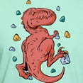 thumbnail image 3 of CafePress - Trex Indoor Rock Climbing T Shirt - Men's Fitted T-Shirt, 3 of 4