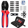 thumbnail image 1 of Kit d'Outils de Crêpe 27 Pcs Compatible avec Connecteur de Câble Solaire MC4, 1 of 5