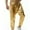 Gold, variant on Virmaxy Sweatpants For Men Solid Colour Elastic Body Glitter Trousers Casual Outdoor Jogging Fashion Casual Cargo Pants Gold M