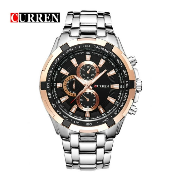 Reloj Curren KRE02192001 plateado Hombre Cuarzo