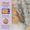 thumbnail image 5 of warmies Junior 9” Calico Cat Stuffed Animal, Microwavable Heated Plushies and Weighted Soft Plush Toys, 5 of 7