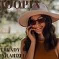 thumbnail image 2 of Gafas de sol Joopin Big Trendy rectangulares polarizadas UV400 para mujer, 2 of 6