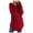 Red, variant on Hide Belly Long Shirt Flowy Round Neck Solid Long Sleeve Shirts Plus Size Tops for Women Dressy Comfy Tunic Tops to Wear with Leggings Gray XXXL