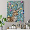 thumbnail image 4 of Vintage Deer Ornaments Canvas Wall Art Winter Holiday Decor for Living Room Bedroom Dining Room Office Hallway Kitchen, 4 of 8