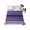 Purple, variant on Queen Flat Sheet 90"x102", Purple Ombre Stripe Soft Lightweight Bedding Flat Sheets Only, Farmhouse Striped Gradient Brushed Microfiber Top Bed Sheet, Breathable StainResistant Bedsheets