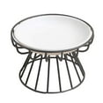thumbnail image 2 of Raised Cat Feeder Porcelain Metal Stand Removable Easy Cleaning Multipurpose Cat Style G, 2 of 9