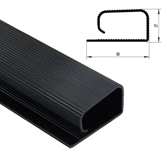 Channel Desk Cable Organizer Cable Management Accessories White Cable Protecter No Drilling Under Desk Management Tray