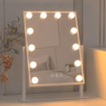 thumbnail image 4 of Ledmaquillage Miroir avec 12 Boules Carrés Intelligent Bureau Miroir de Beauté, 4 of 5