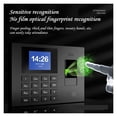 thumbnail image 3 of Time Clock,Attendance Machine Work Punch Card Machine Fingerprint Recognition Sign-in Machine, 3 of 6