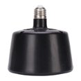 thumbnail image 1 of Reptile Heat Bulb, Energy Efficient Operating Waterproofing Security Temperature Control Chicken Heat Lamp Bulb for Outdoor Coop Reptile RabbitsBlack, 1 of 7