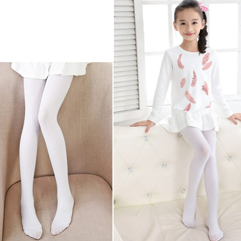 Children Ballet Pantyhose Girls Dance Stockings Elastic Kids Tights Hosiery  White Tights Soft Infant Clothing For Baby Girl