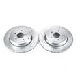 thumbnail image 2 of Power Stop Rear Pair of Drilled and Slotted Brake Rotors JBR1528XPR, 2 of 4