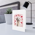 thumbnail image 5 of DistinctInk Greeting Card / Note Card - Valentine's Day English Setter - PACK of 1, 5 of 7