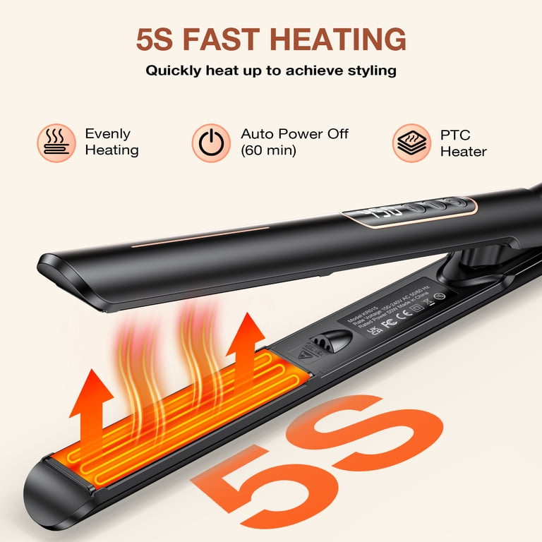 NEXPURE Hair Straightener and Curling Iron 1 inch Flat Iron  display picture 1