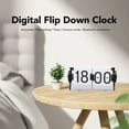 thumbnail image 3 of Digital Flip Down Clock, Multifonction Créatif Automatique Flip Clock pour Salle d'Étude, 3 of 8