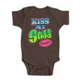 thumbnail image 1 of Baby "Kiss My Sass" Bodysuit - Brown - 24M, 1 of 1