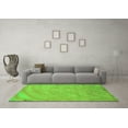 thumbnail image 3 of Ahgly Company Indoor Rectangle Abstract Green Modern Area Rugs, 6' x 9', 3 of 4