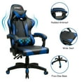 thumbnail image 4 of Spaco Gaming Chair Reclining Swivel with Massage Lumbar Support -Blue, Desk Chair, Gaming Chair for Office or Gaming, 4 of 10