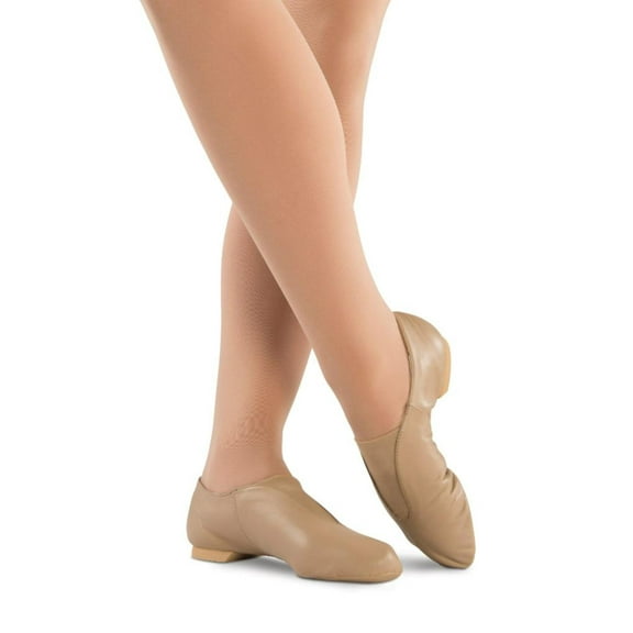 Danshuz Adult Bella Tan Soft Leather Split Sole Value Jazz Shoes 7.5 Womens