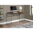 thumbnail image 5 of Computer Desk - 48"L / Brown Reclaimed Wood/ Glass Panels, 5 of 5