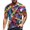 Blue, variant on T Shirts for Man Animal Skin Texture Graphic Printed Short Sleeve Crew Neck Loose Casual Trendy Streetwear Daily Men's Shirts Black L