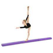 Bilot 6FT Balance Beam Extra Folding Firm Foam Floor Gymnastic Beam Anti-Slip Base Equipment for Home Training, Kids, Adults (6)
