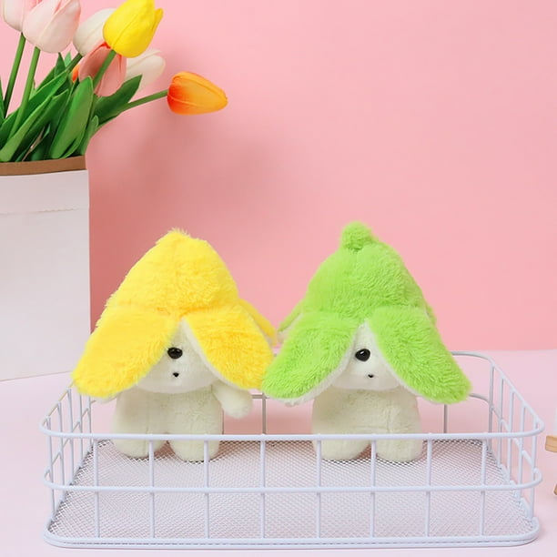 Fiudx Muñeco de Perro Plátano, Adorable Forma de Plátano, Suave Material de Algodón, Regalo Multiusos, Colgante para Mochila Escolar, Accesorio de Viaje, Regalo de Cumpleaños, 7 X 7 X 15 Cm