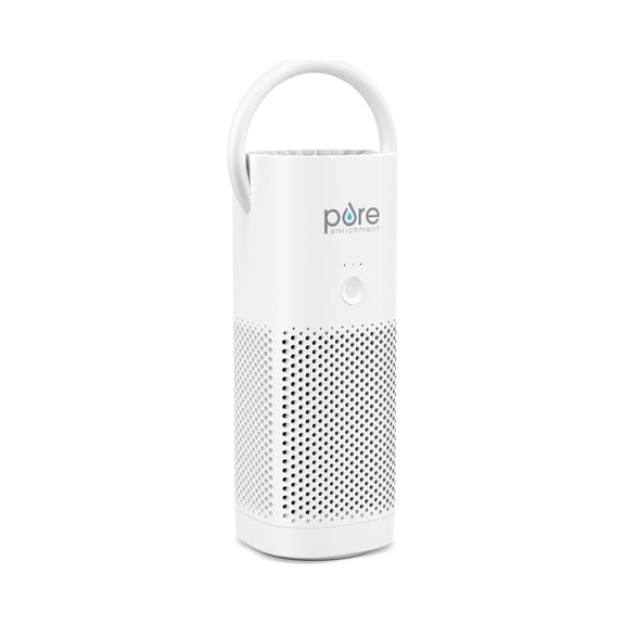 Pure Enrichment PureZone Mini Air Purifier White Portable HEPA Filter Travel Size