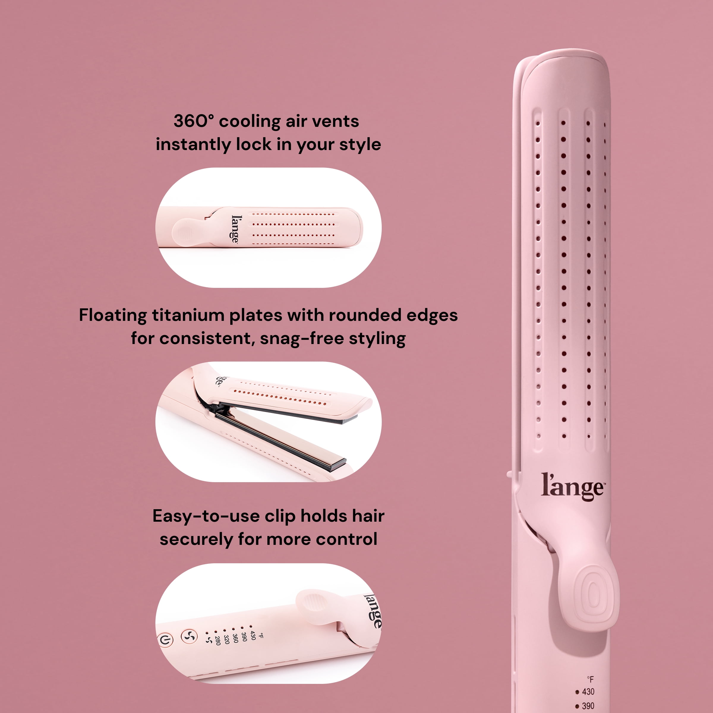 COPY - NWB  L’ange Le Duo 360 Airflow Hair Styler in Blush, brand new in box Free Shipping! L main image 2