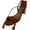 Luggage, variant on Aquazzura Firenze Women's Cleopatra Sandal 50 Suede Black Ankle-High Pump - 7 M