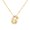 Gold Letter G, variant on PAURO Initial Bubble Necklaces for Women A-Z Letter Name Gold Plated Stainless Steel Chunky Pendant Personalized Statement Delicate Alphabet Charm Elegant Dainty Jewelry Gold Letter F