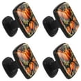 thumbnail image 2 of 4 Pcs Square Cabinet Handle Drawer Pulls Thanksgiving Pumpkin Knobs with Screws Furniture Office Cabinet Knob Decoration, 2 of 7