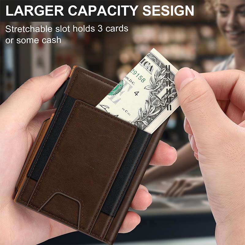 VGUCKI Pop-Up RFID Blocking Leather Wallet photo 6