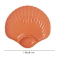 thumbnail image 3 of Under $5 Clearance! Plates, InsCrazy Shells Shape Plates Impregnable Dinner Plates Dishwasher Microwave Safe Plastic Plates Reusable Lightweight Plates for Kitchen Or Camping 7.1x7.5 Inches, 3 of 6